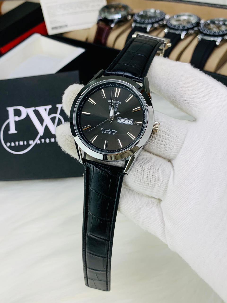 TAG Model - Black Patni Watches