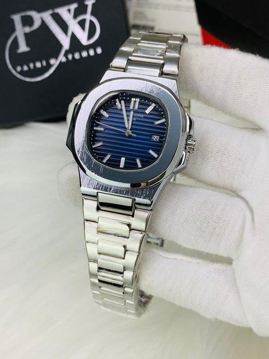 PP Nautilus Chain (Blue) Patni Watches