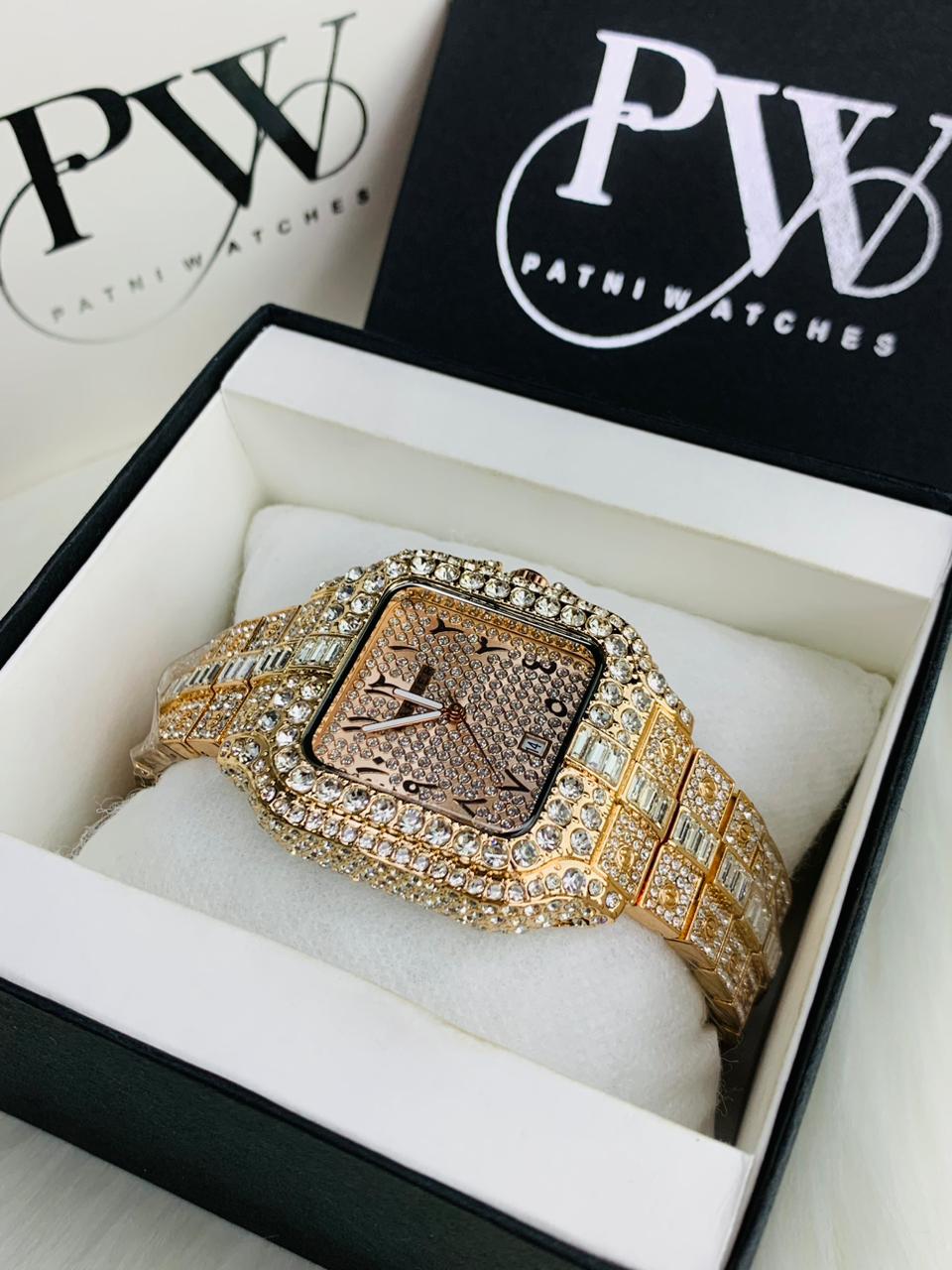 Ctr Stone (Rose Gold) Patni Watches