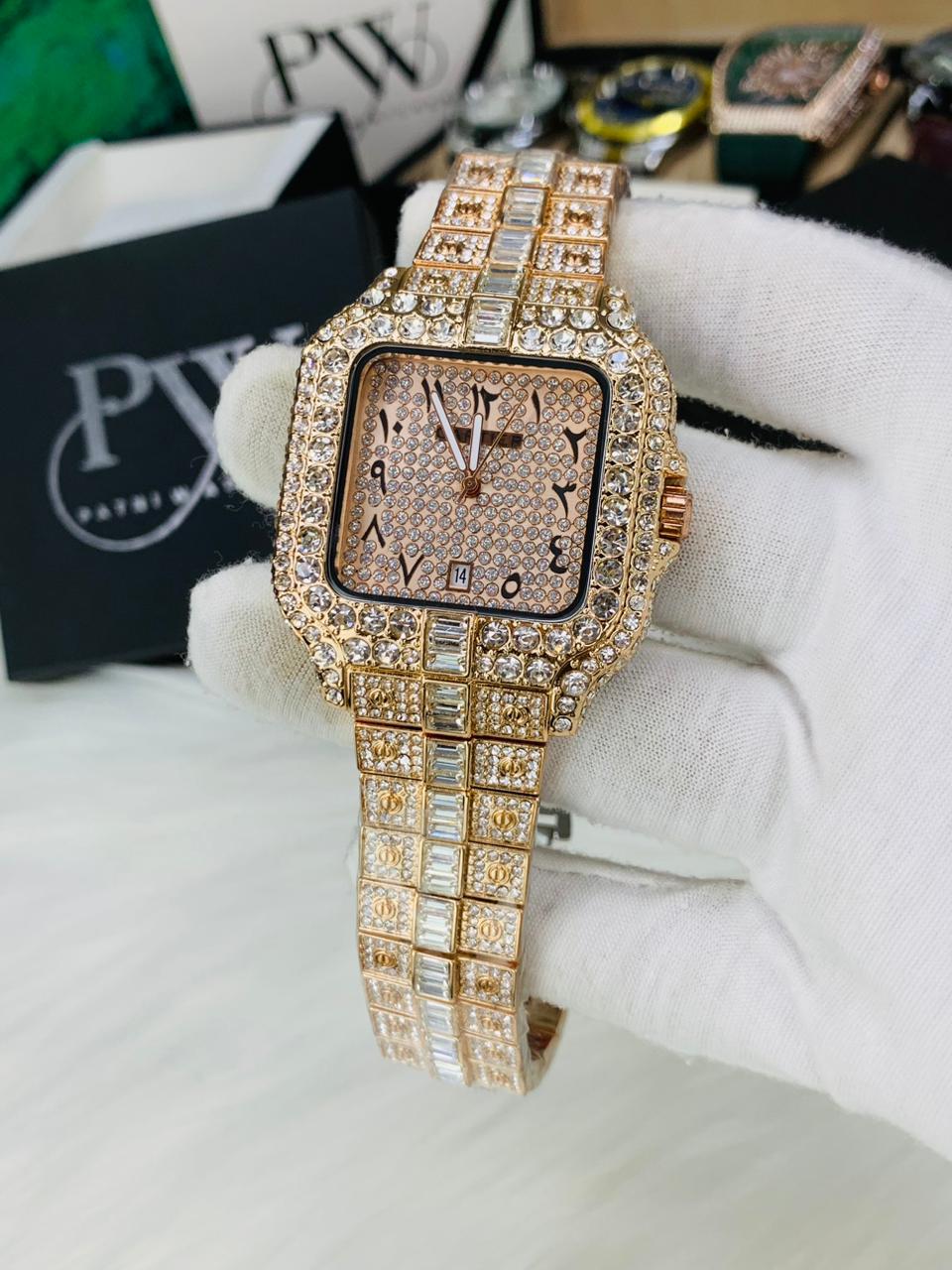 Ctr Stone (Rose Gold) Patni Watches