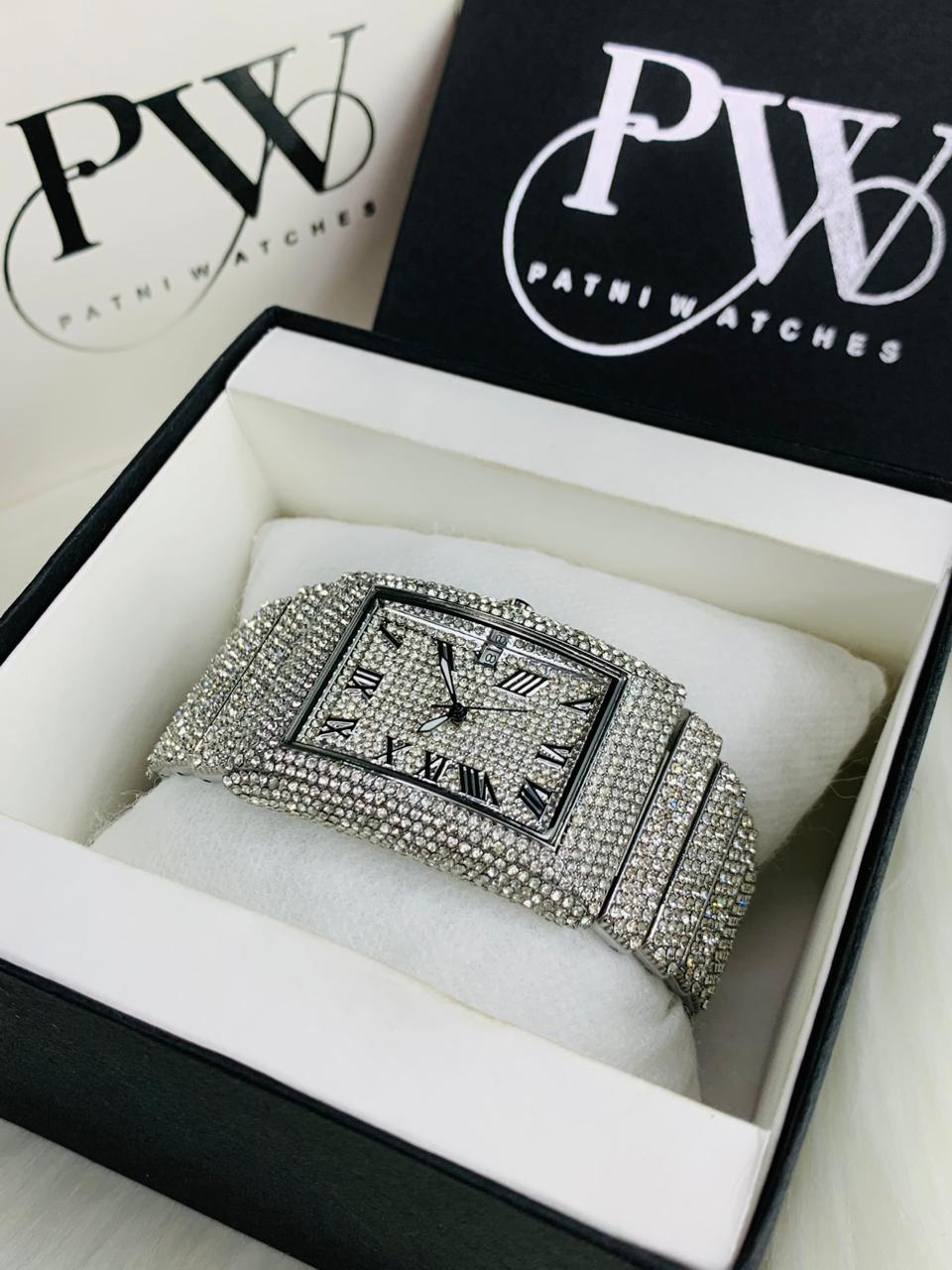 J&CO ICED OUT (Silver) Patni Watches