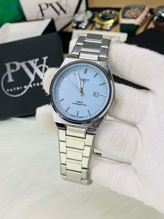 PRX Silver Model (Tiffany Blue) Patni Watches