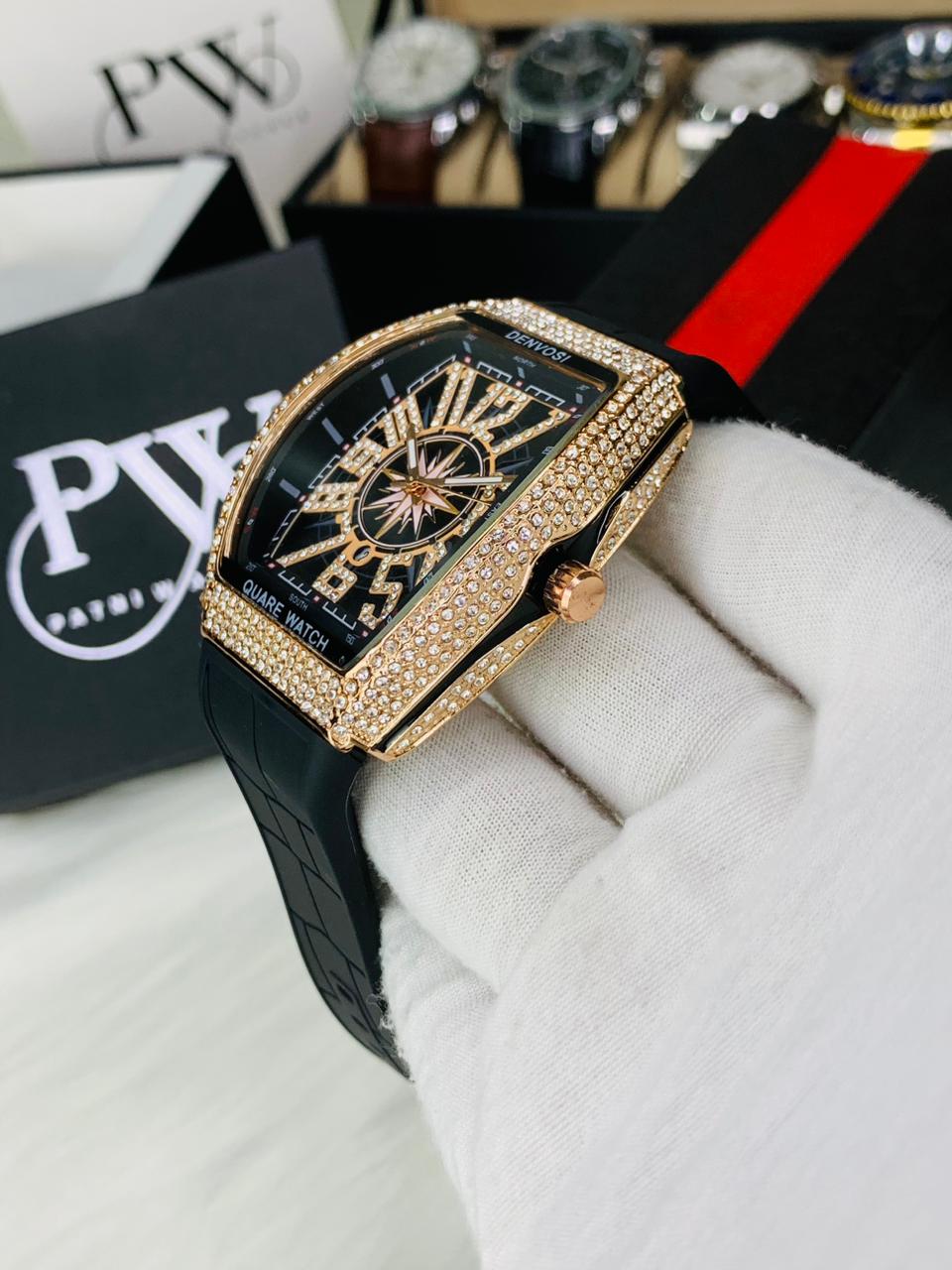 FM Stone Model (Black Gold) Patni Watches