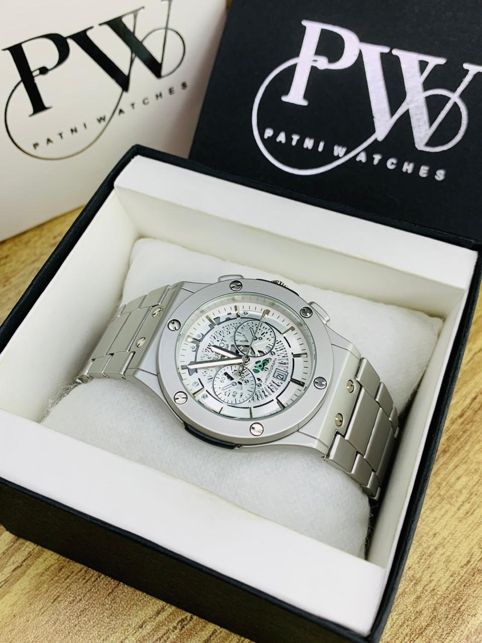 HB Model (Skeleton White) Patni Watches