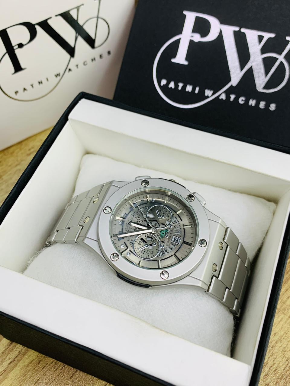 HB Model (Skeleton Grey) Patni Watches