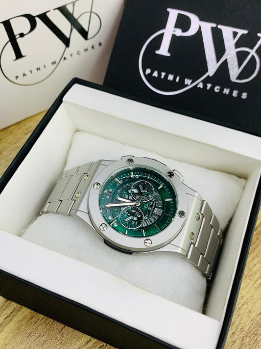HB Model (Skeleton Green) Patni Watches