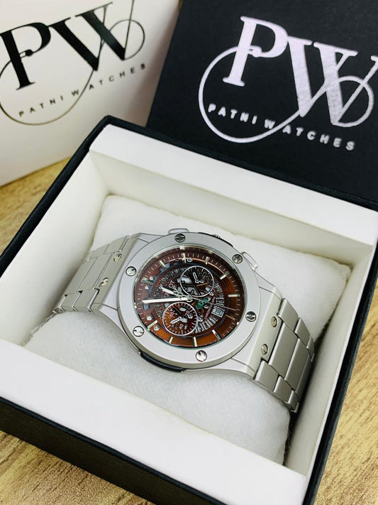 HB Model (Skeleton Brown) Patni Watches