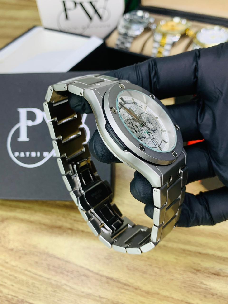 HB Model (Skeleton White) Patni Watches