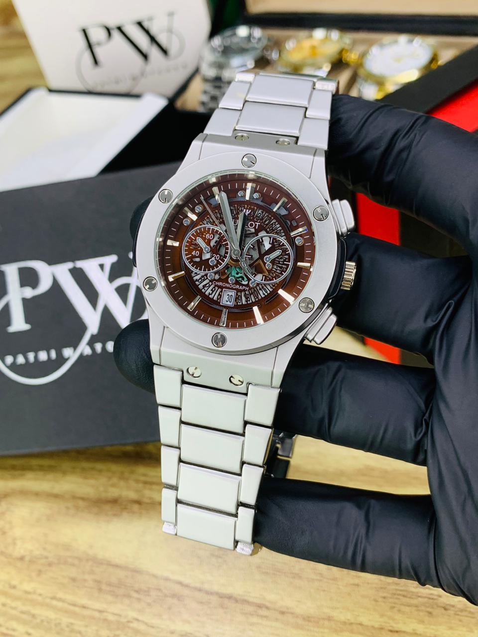 HB Model (Skeleton Brown) Patni Watches