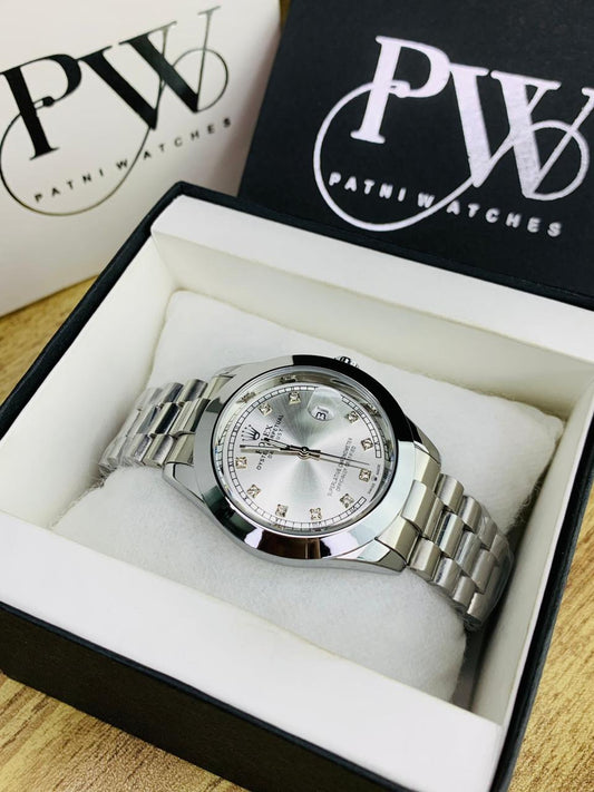 Stone Model (Silver) Patni Watches