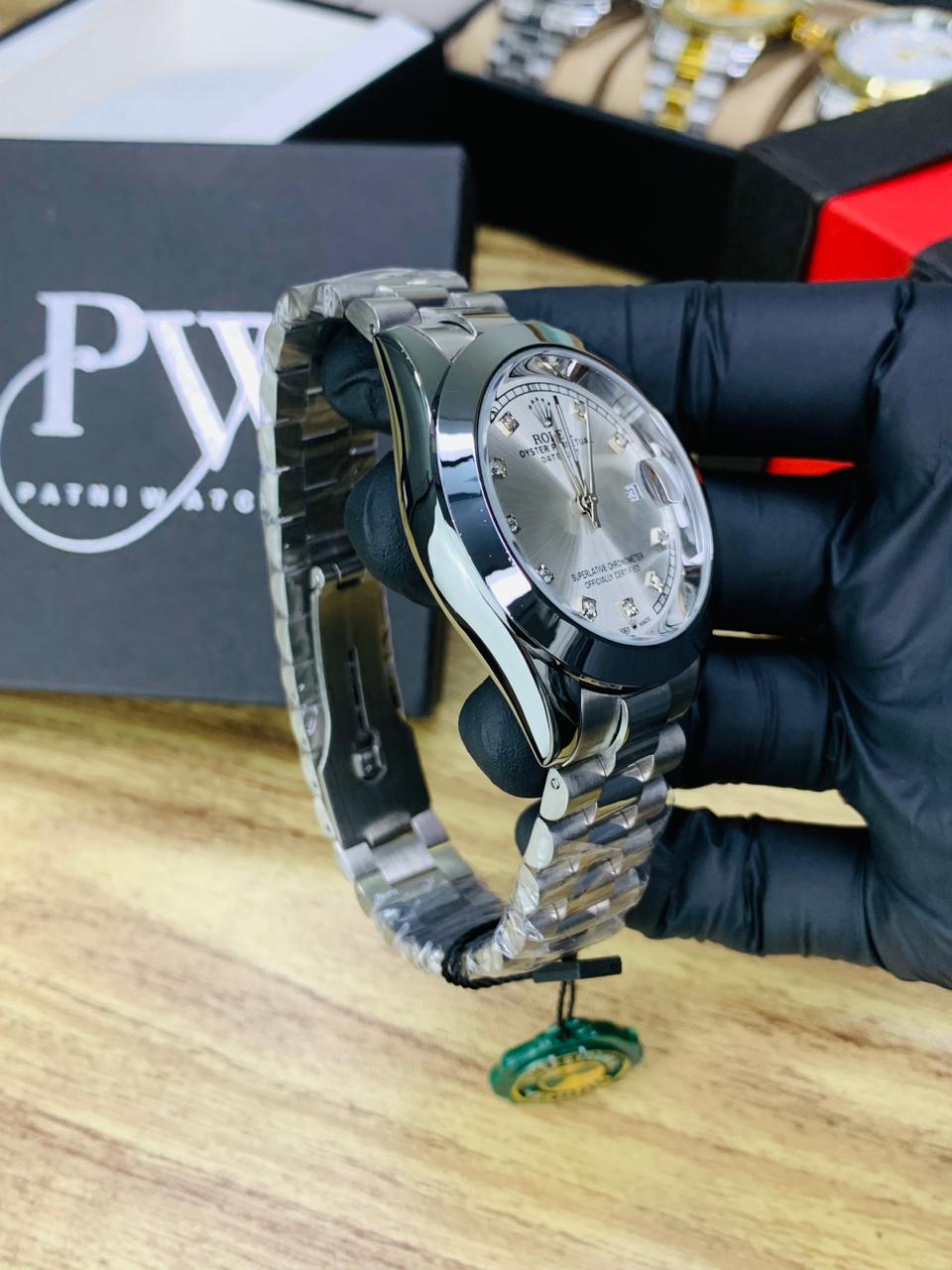 Stone Model (Silver) Patni Watches