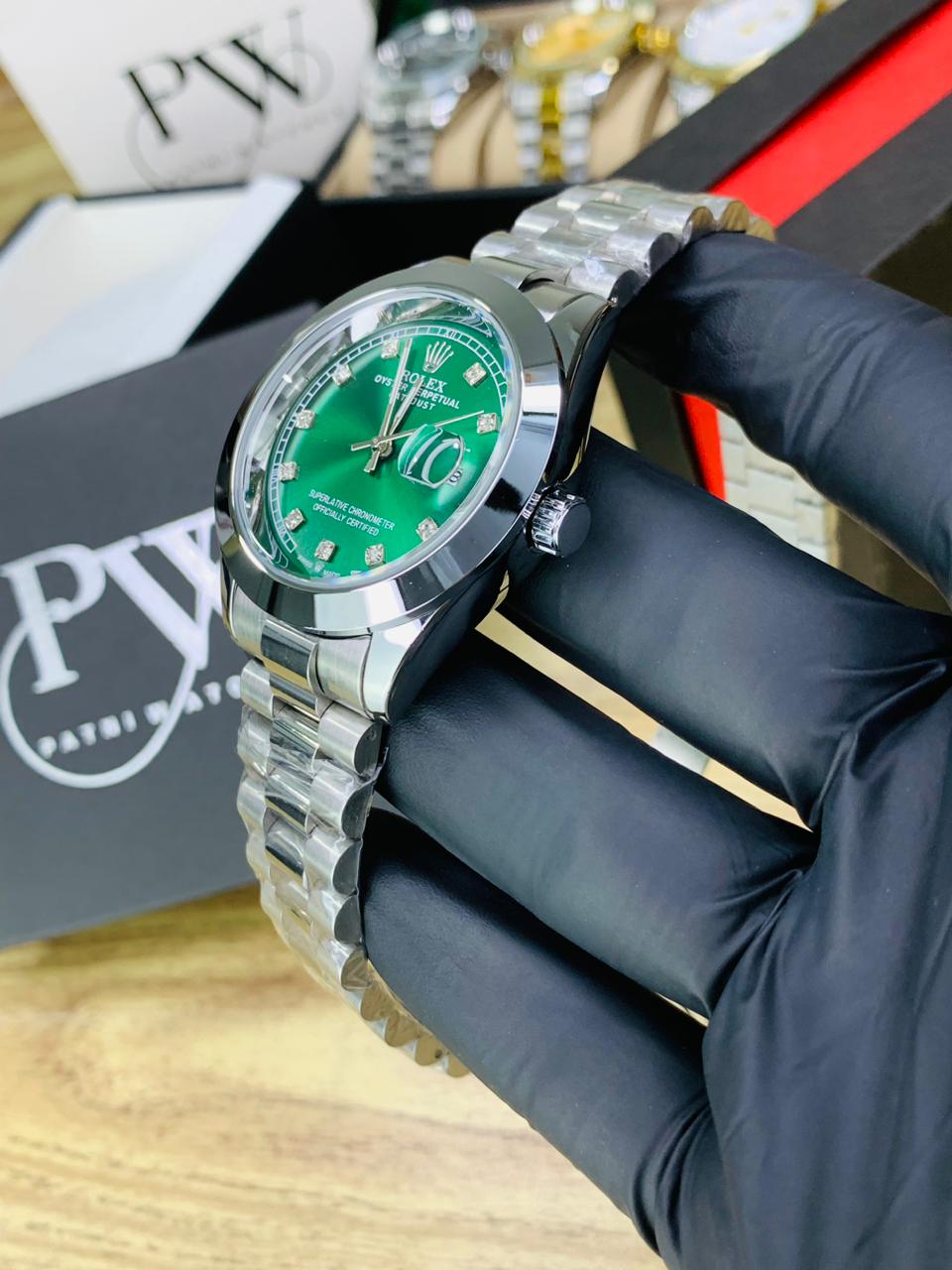 Stone Model (Green) Patni Watches