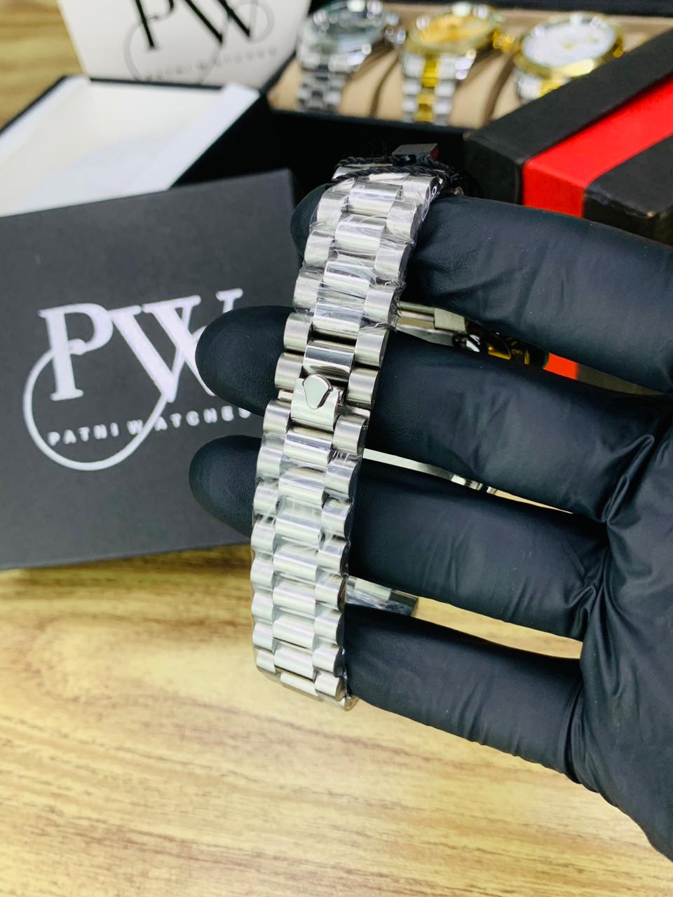 Stone Model (Silver) Patni Watches