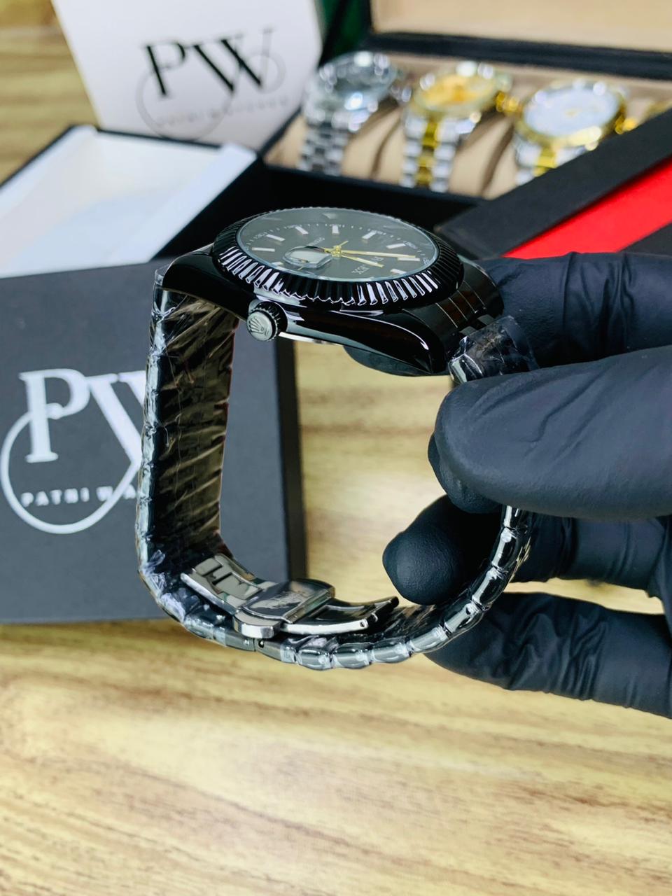Branded Model (Full Black) Patni Watches