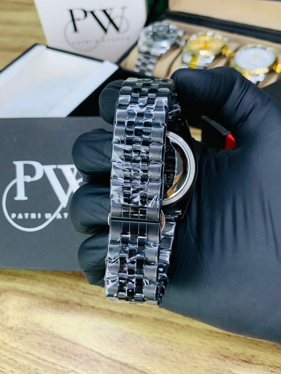 Branded Model (Full Black) Patni Watches