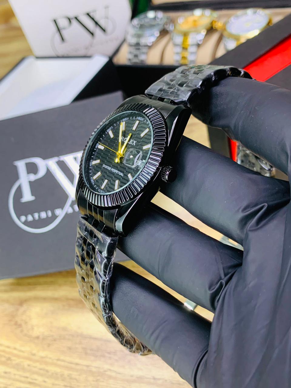 Branded Model (Full Black) Patni Watches