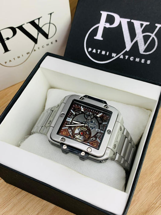 HB SQ Model (Brown) Patni Watches