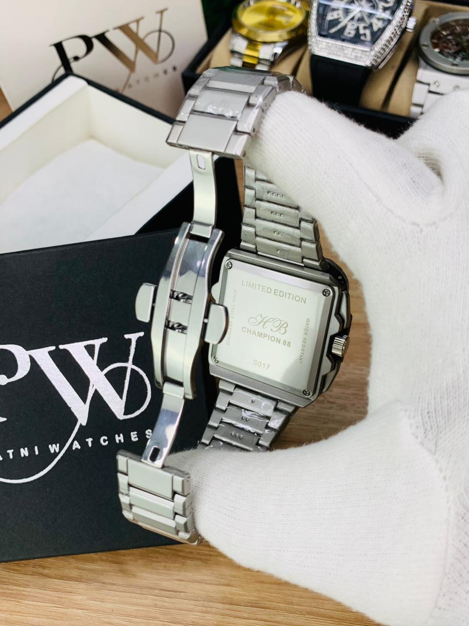 HB SQ Model (Green) Patni Watches