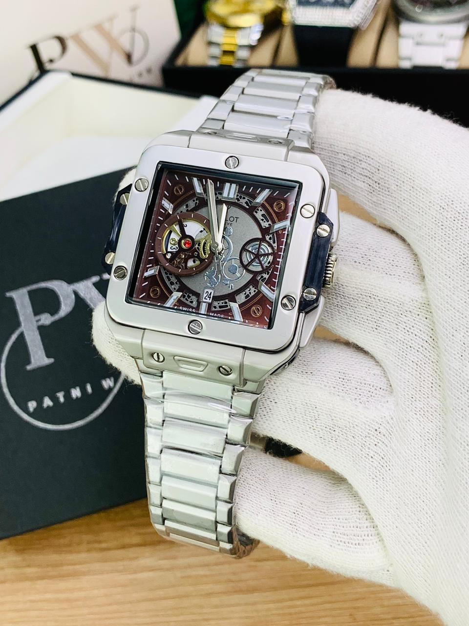 HB SQ Model (Brown) Patni Watches