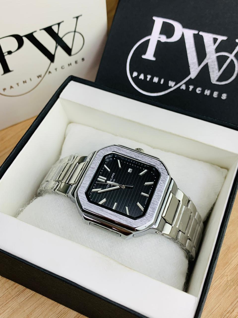 PP SQ Model (Black) Patni Watches