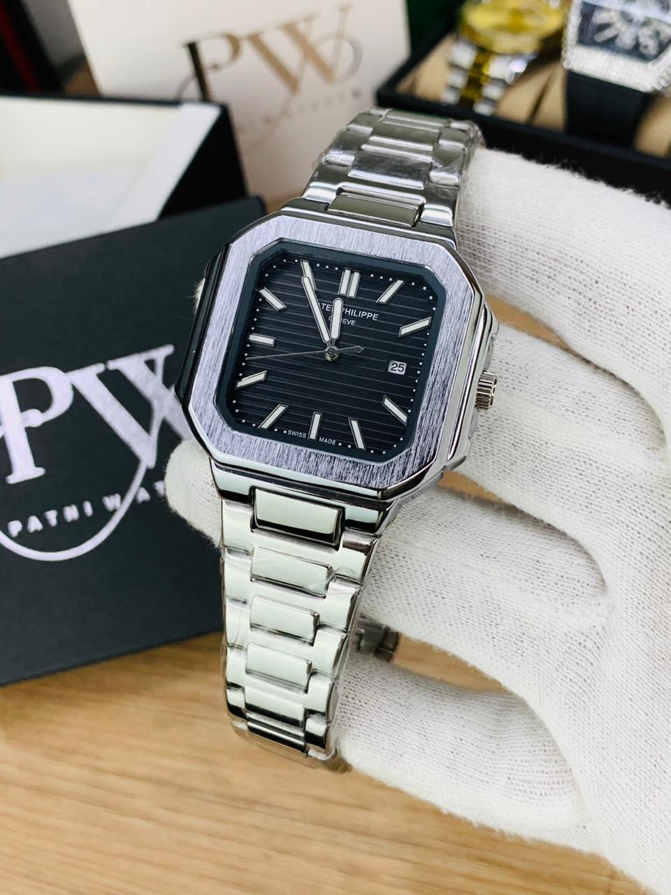 PP SQ Model (Black) Patni Watches