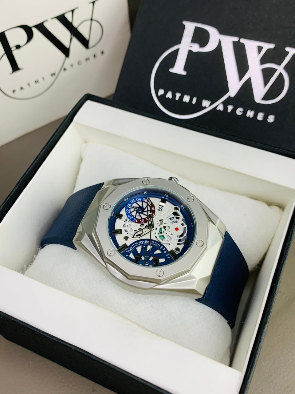 New HB Strap Model (Blue) Patni Watches