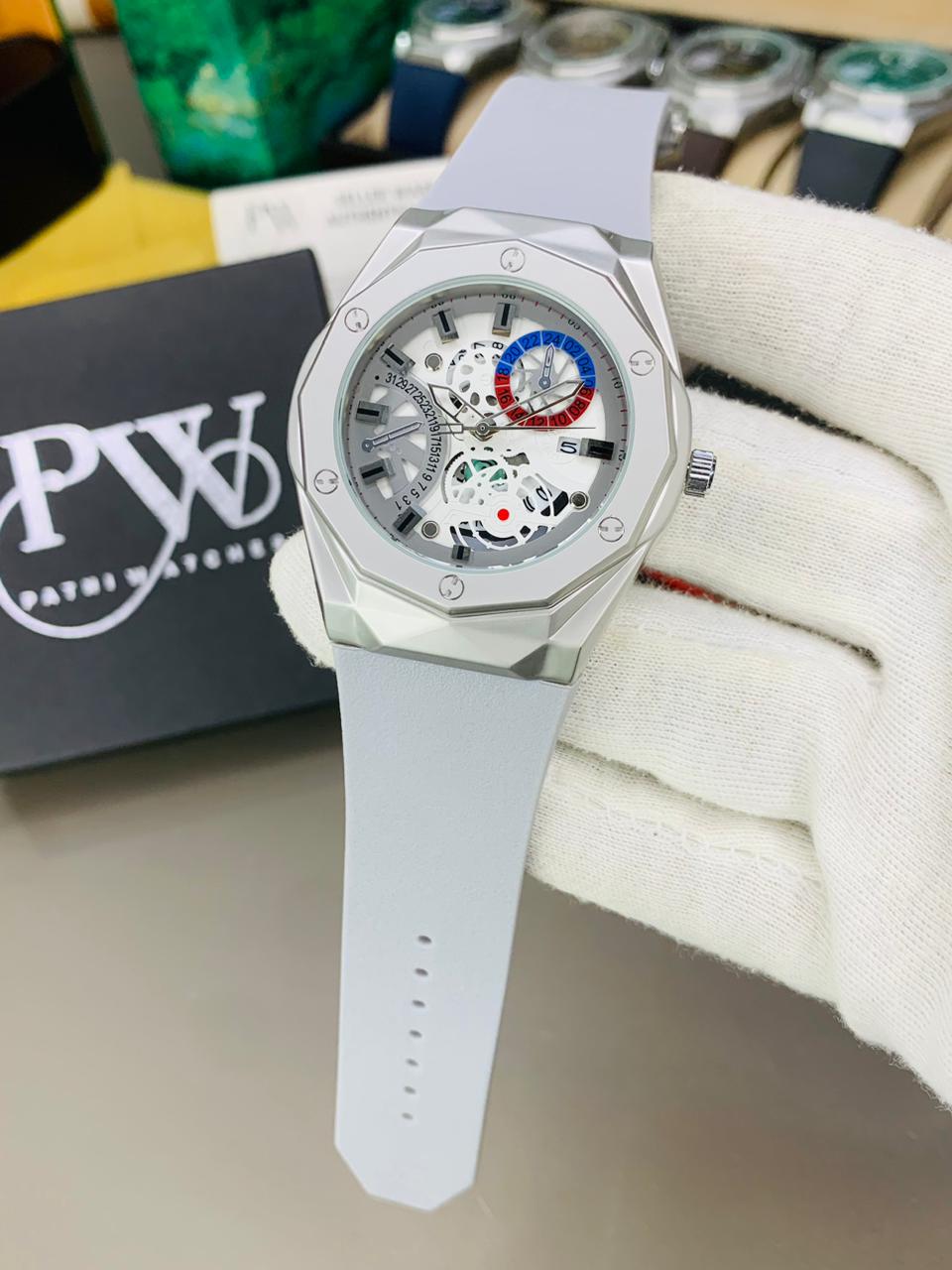 New HB Strap Model (White) Patni Watches