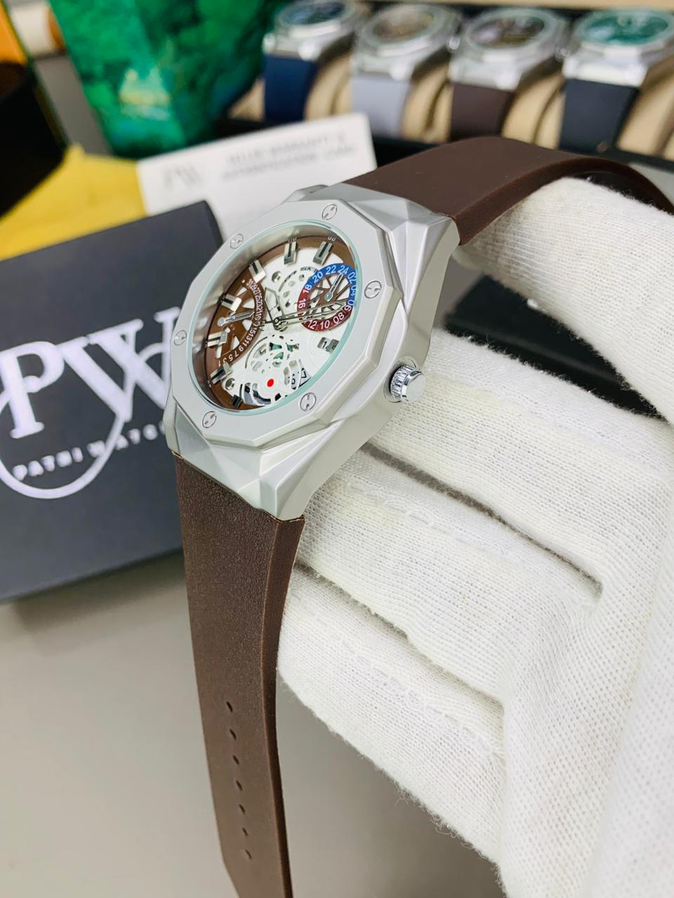 New HB Strap Model (Brown) Patni Watches