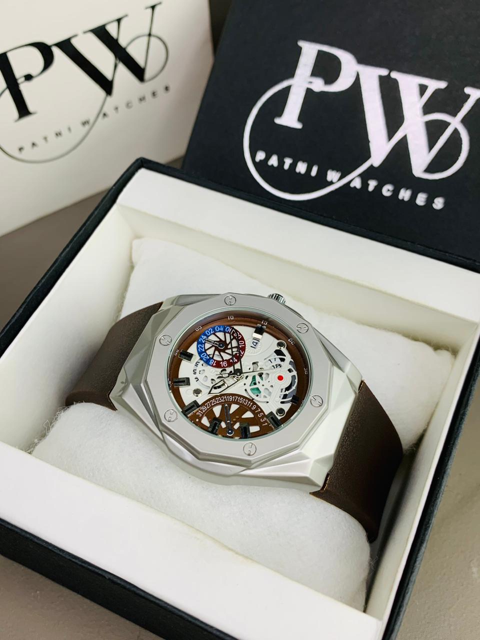 New HB Strap Model (Brown) Patni Watches