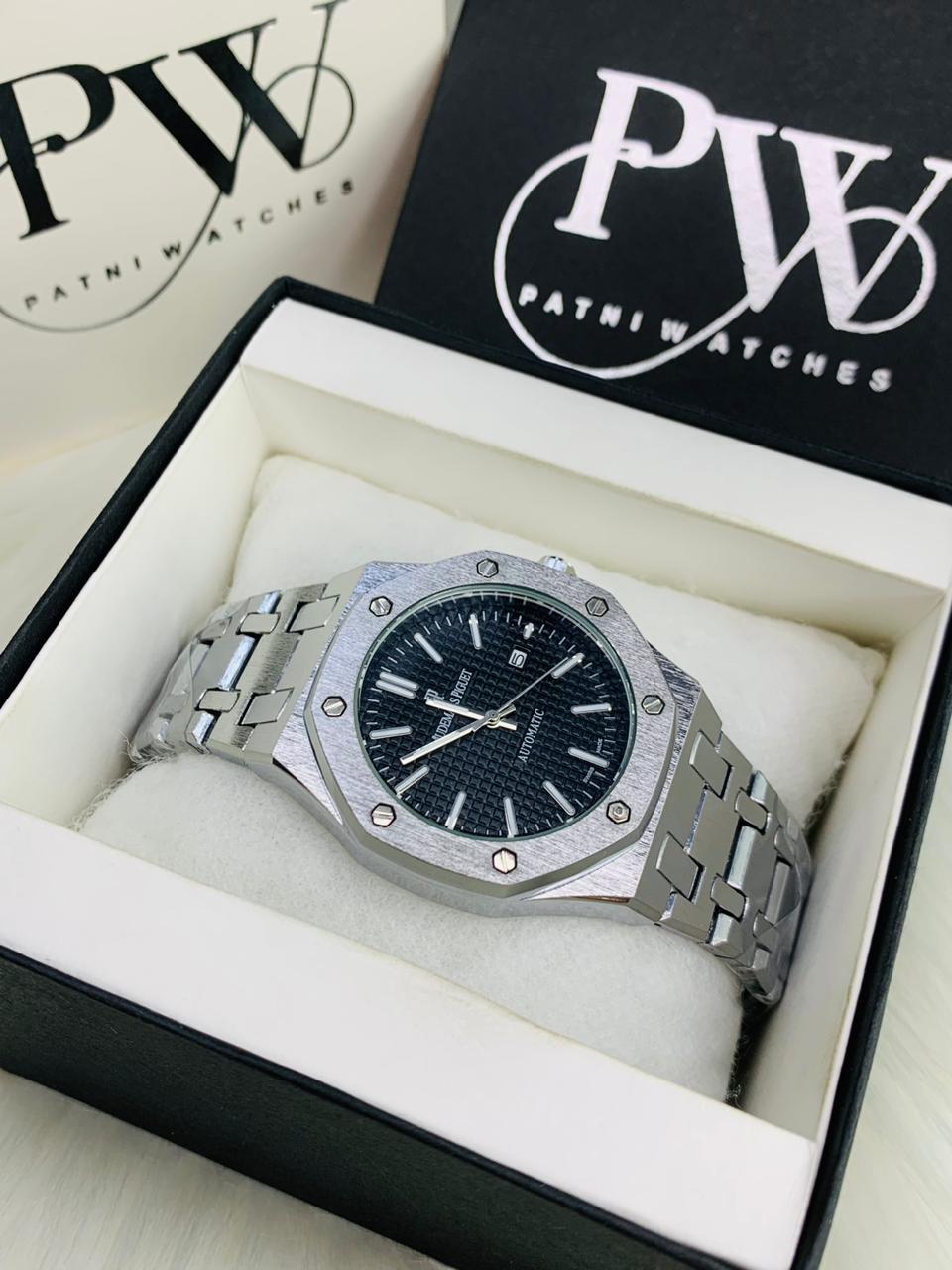 AP Royal Oak (Black) Patni Watches