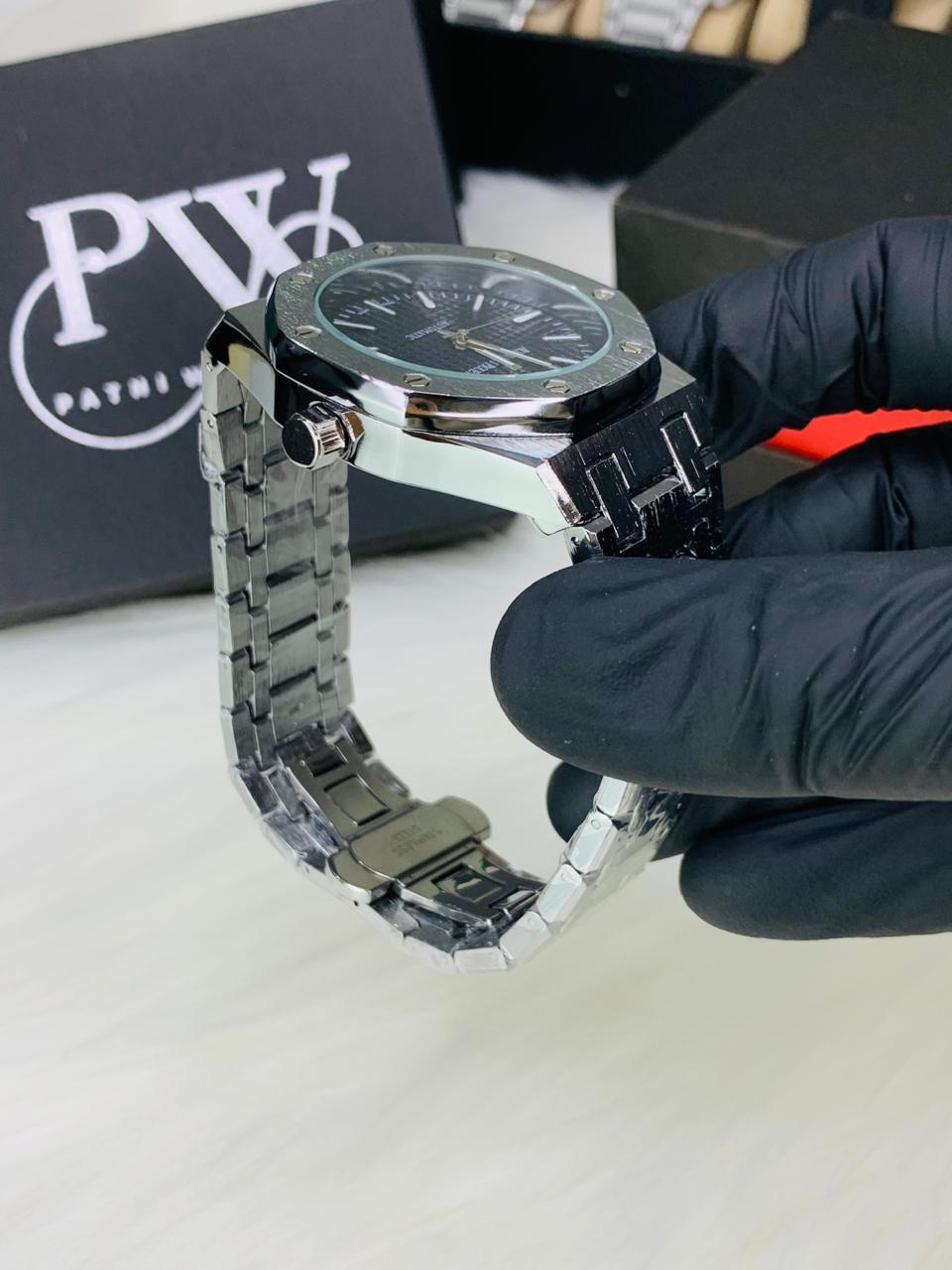 AP Royal Oak (Black) Patni Watches