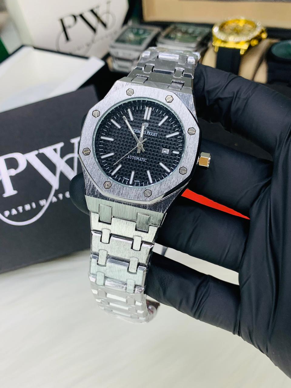 AP Royal Oak (Black) Patni Watches