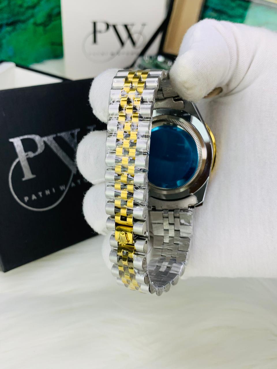 GMT Two Tone Model (Black) Patni Watches