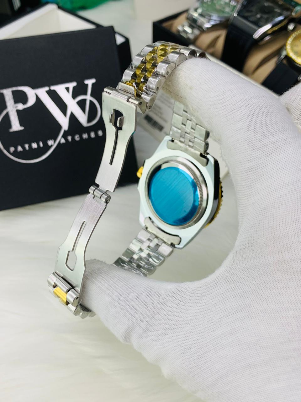 GMT Two Tone Model (Black) Patni Watches