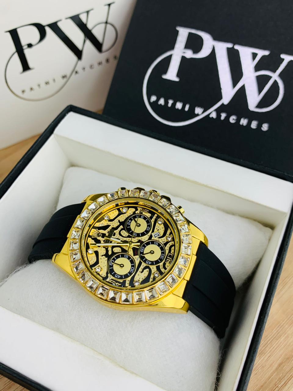 Daytona Stone Strap (Tiger) Patni Watches
