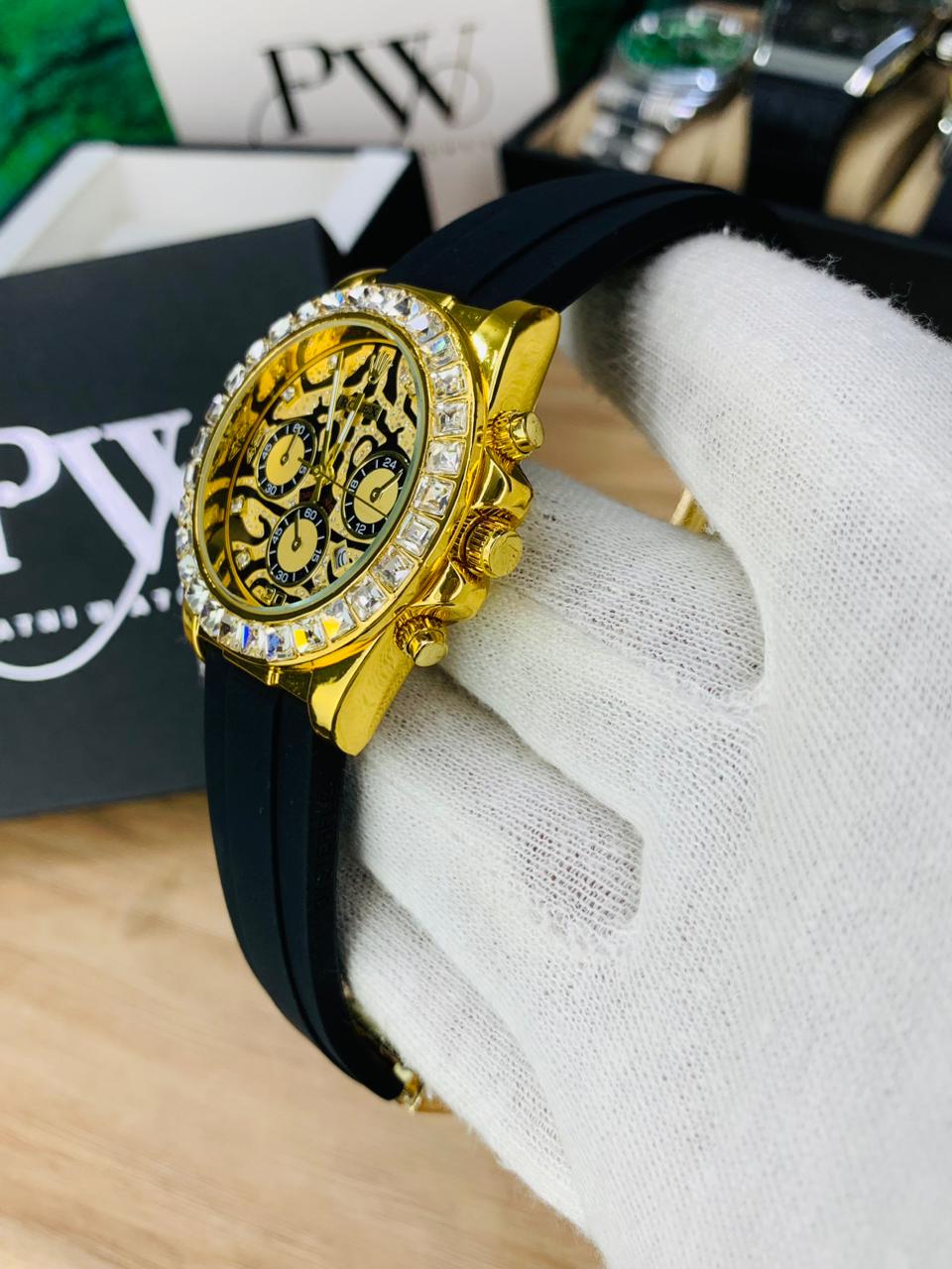 Daytona Stone Strap (Tiger) Patni Watches