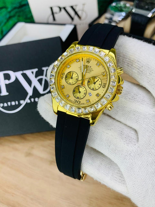 Daytona Stone Strap (Gold) Patni Watches