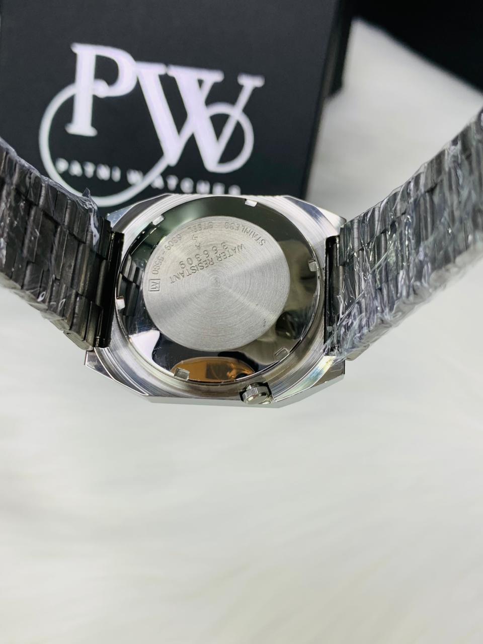 SEKO Day-Date Watch Model (Grey) Patni Watches