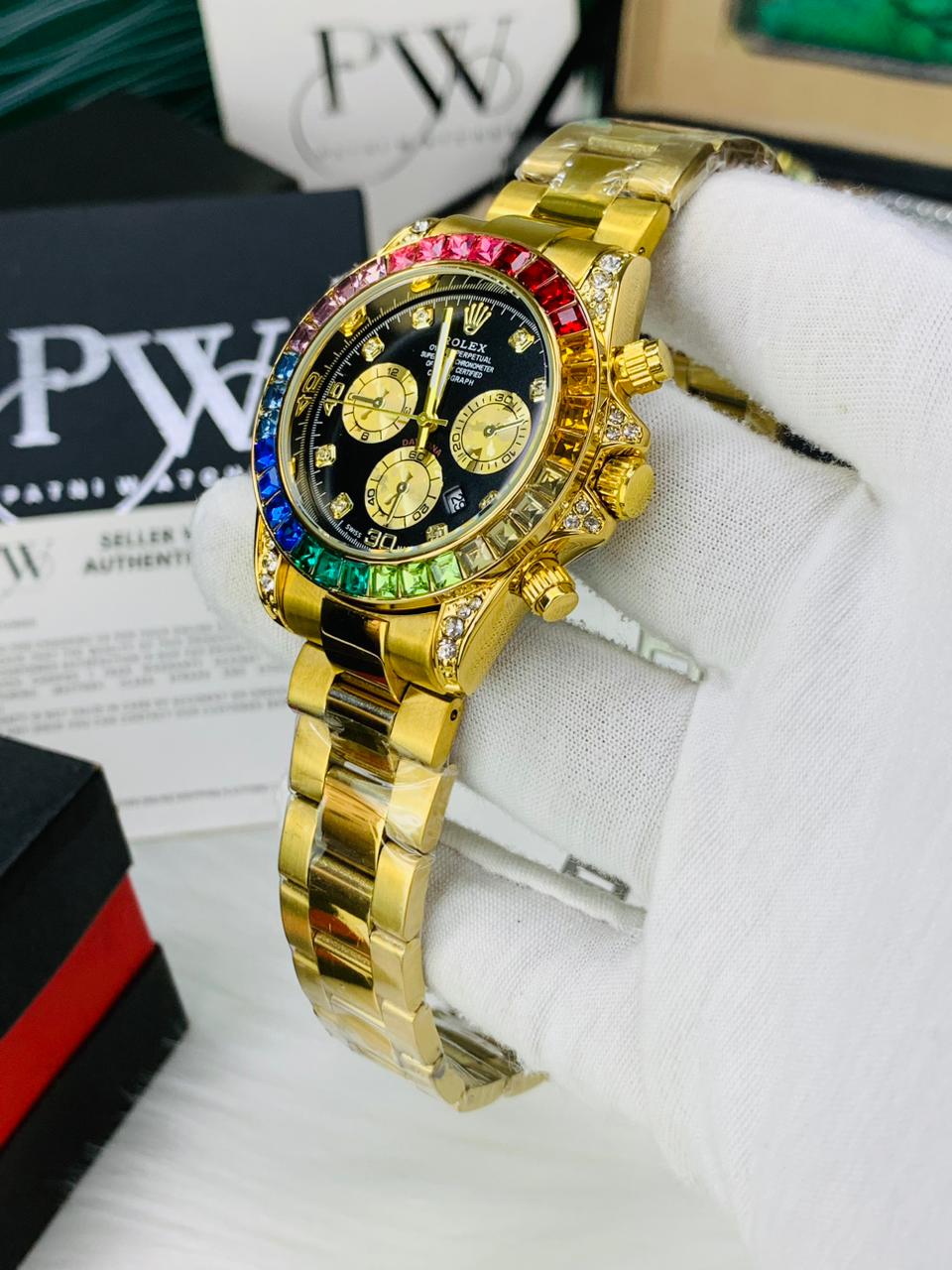 Daytona Rainbow Stone (Gold)