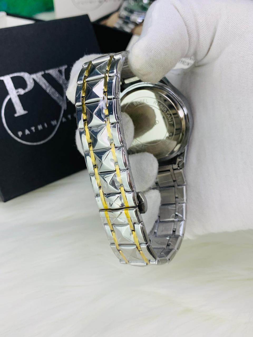 Binbond Two Tone Orignal Watch Model (White)