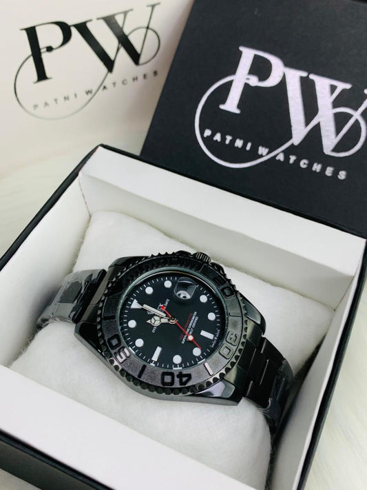 YM Chain Model (Black) Patni Watches