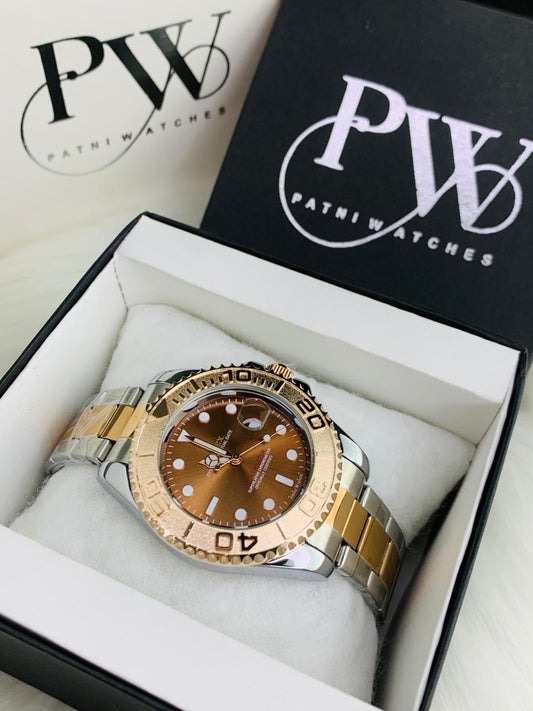 YM Chain Model (Rosegold Brown) Patni Watches