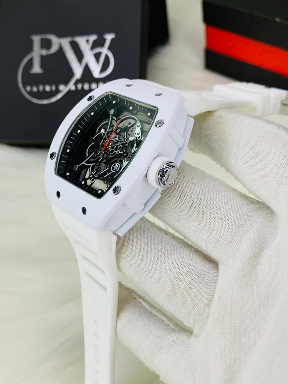 RM Skeleton Model (White) Patni Watches