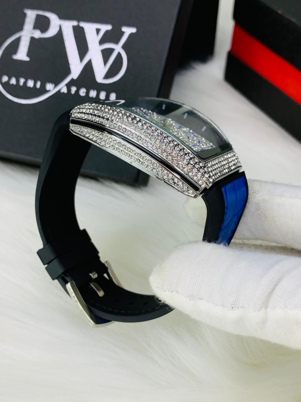 FM Stone Model (Blue Silver) Patni Watches