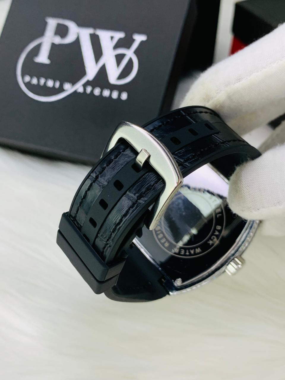 FM Full Stone Model (Black) Patni Watches
