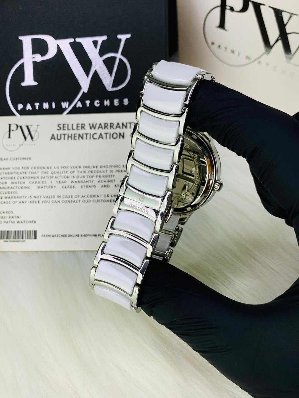 Bestdon Orignal Watch (White) Patni Watches
