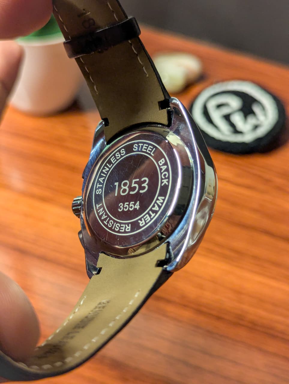 AA+ Silver Chronograph Model (Black) Patni Watches