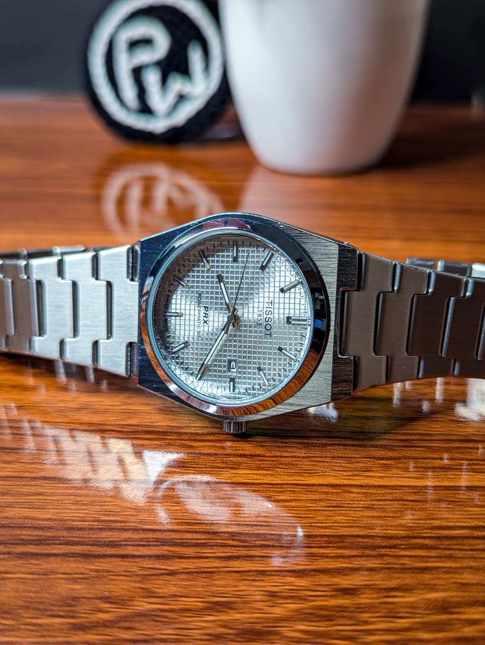PRX Silver Model (White) Patni Watches