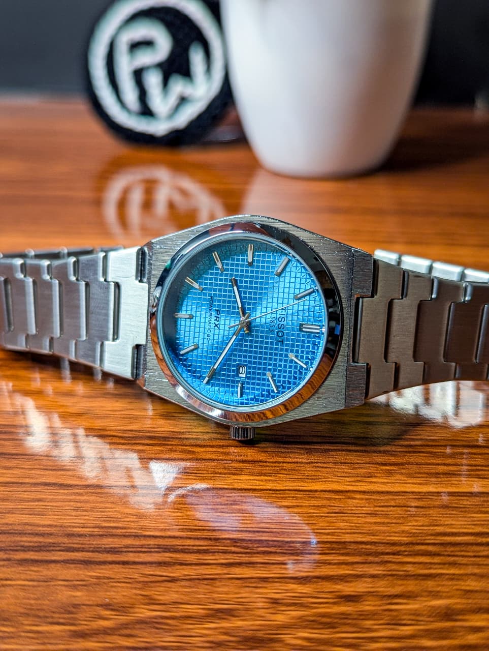 PRX Silver Model (Tiffany Blue) Patni Watches