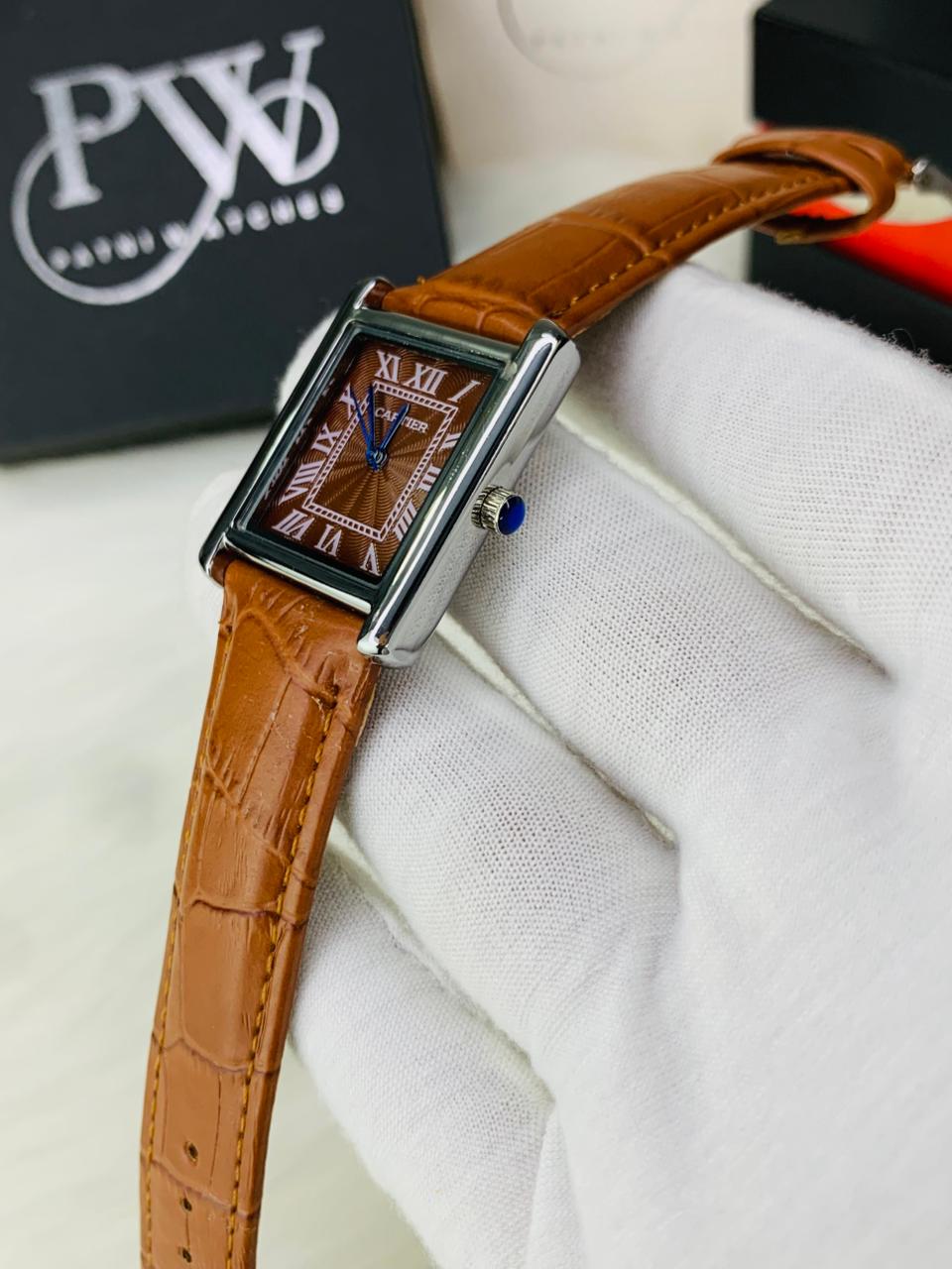 Cart Old Money Tank Model Watch (Brown Brown) Patni Watches